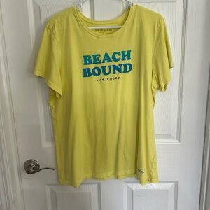 Beach bound life is good shirt
